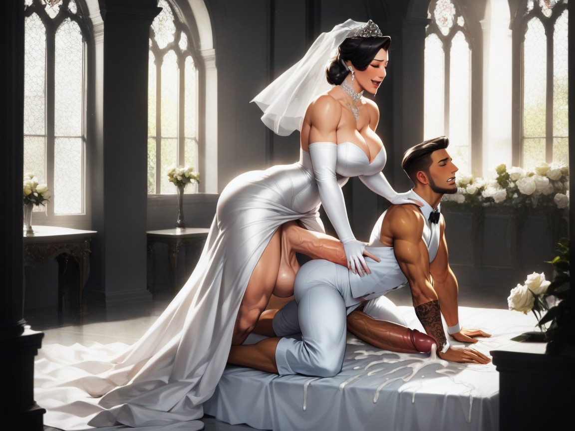 Francesa, Futa Bride, Futanari On Male Porno shemale IA