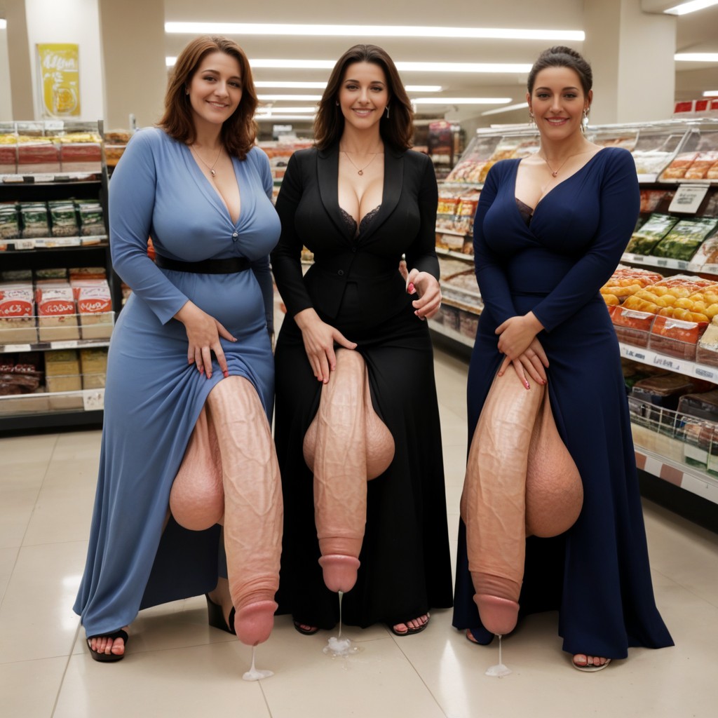 50+, Long Dress, Futanari Shemale AI Porn