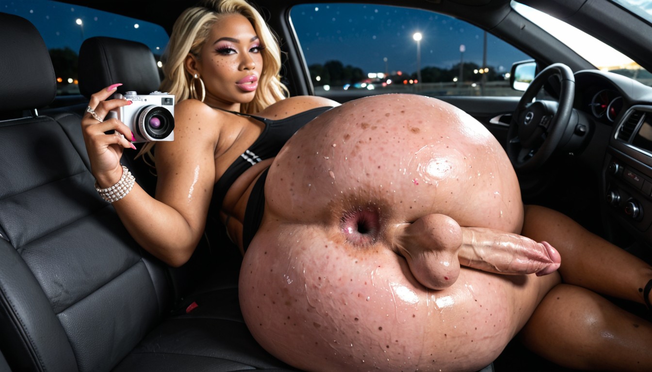 Gigantic Thighs, Only One Futanari, Ultra Wide Hips Shemale AI Porn