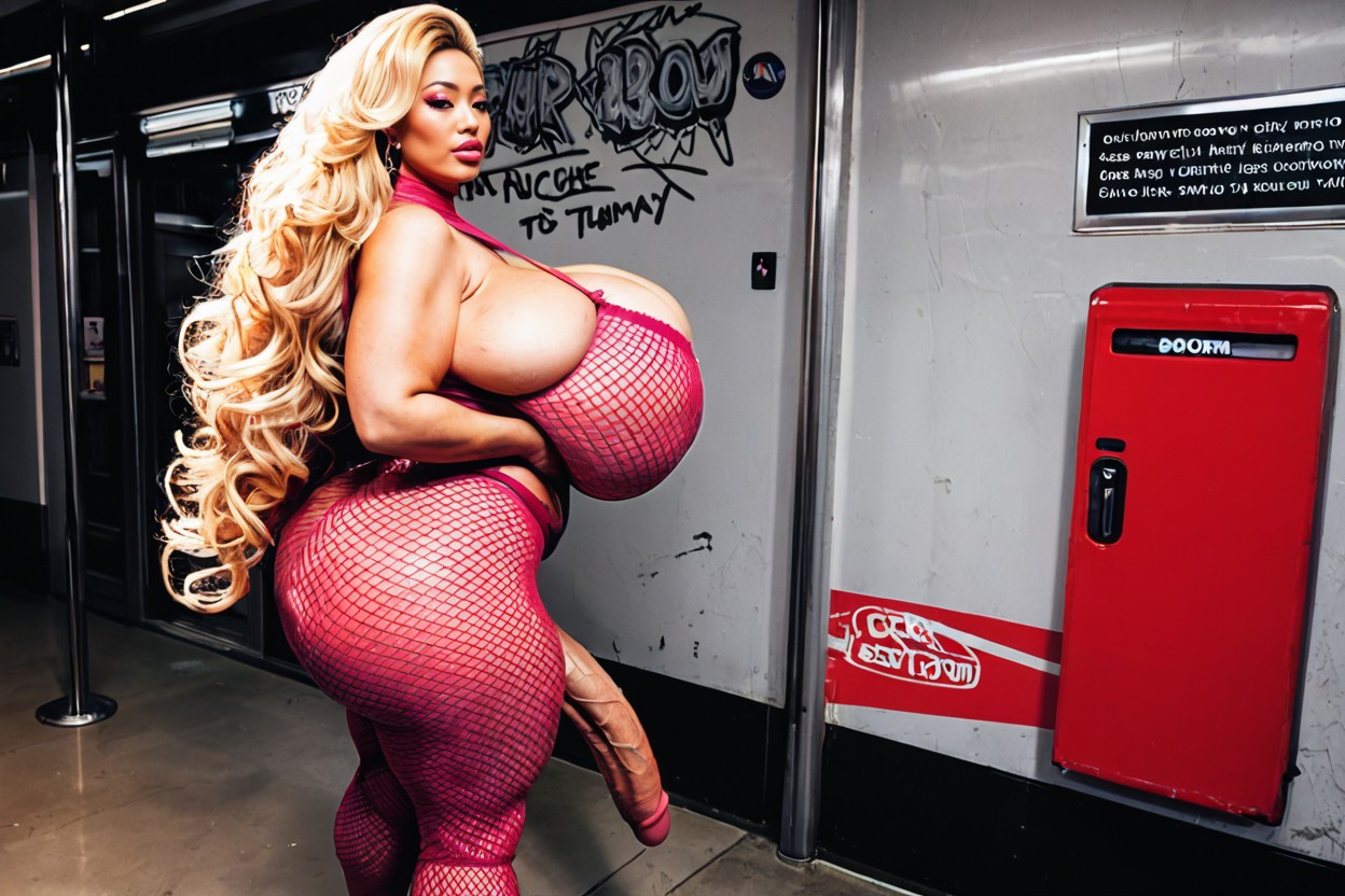 Massive Sagging Balls, Monster Flaccid Cock, Ssbbw Shemale AI Porn