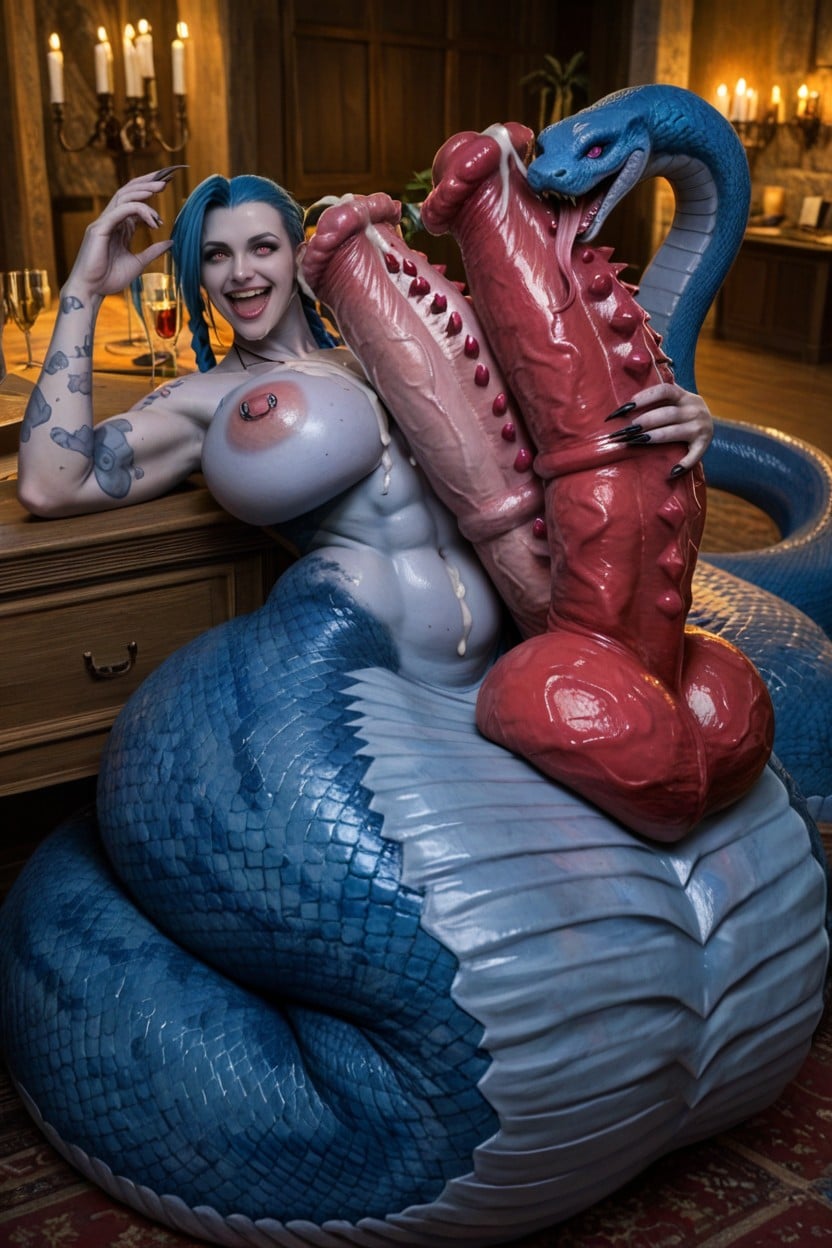 Very Wide Hips, Pretty Smile, Seductive Shemale AI Porn