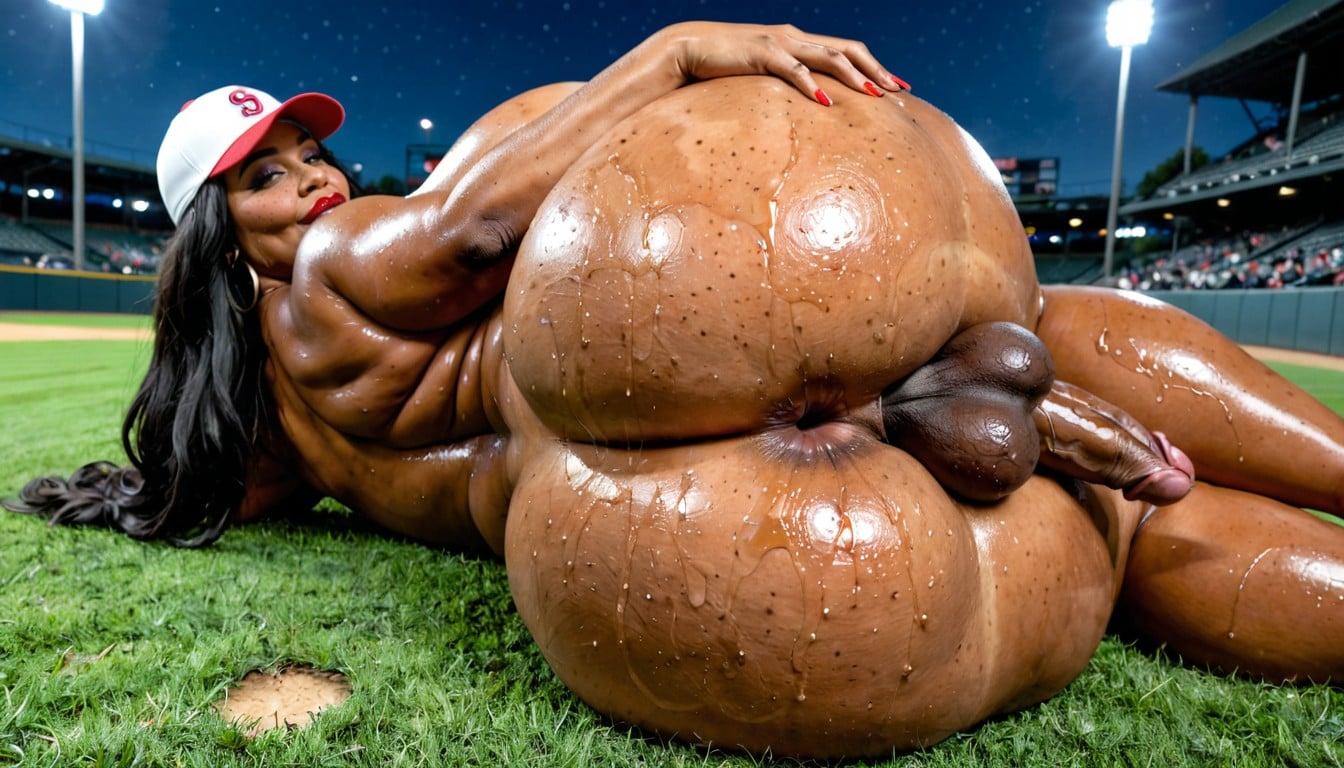 Gaping Asshole, Extremely Hyper Large Heavy Bottom, Hyper Wide Hips Shemale AI Porn