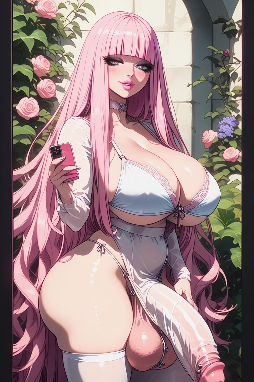 18+, Extremely Pronounced Waist, Ethnicity Mixed Heritage Shemale AI Porn