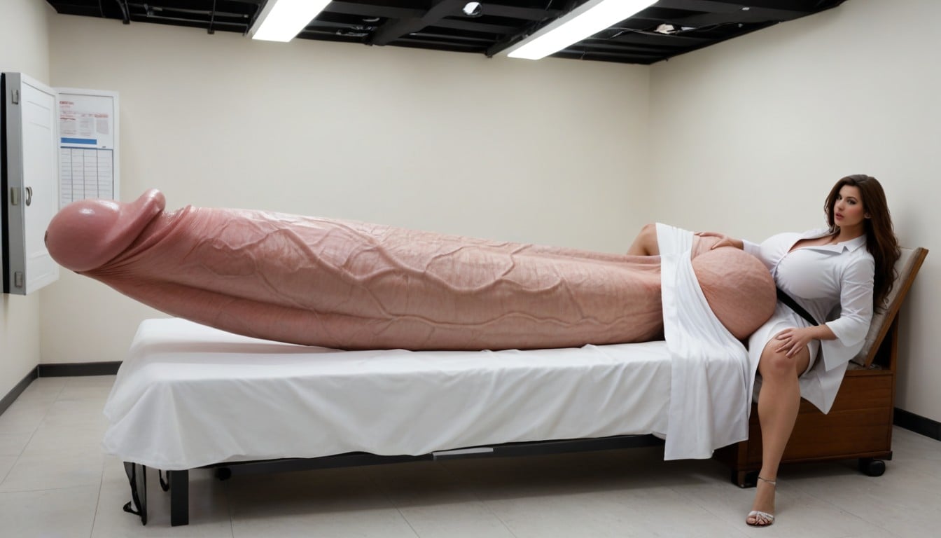 Impossibly Long Hyper Penis, Hyper Supersized Penis, Lab Shemale AI Porn