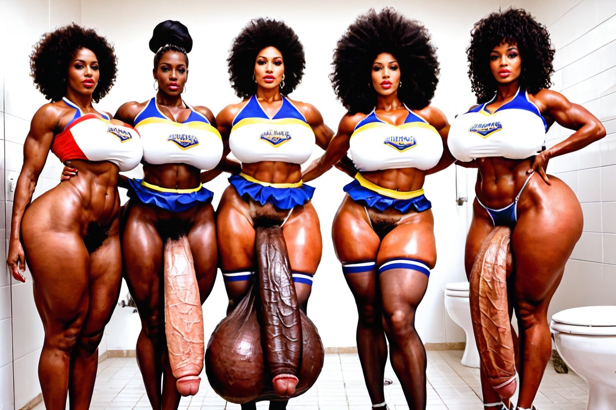 Black Hair, Black Skin, African Shemale AI Porn