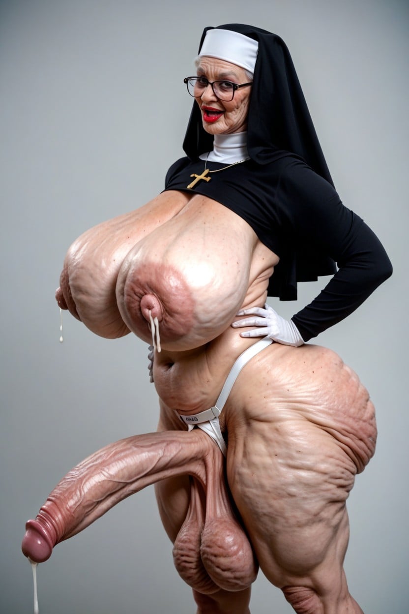 Extremely Low Hanging Balls, Saggy Ass, Cellulite Legs Porno shemale IA