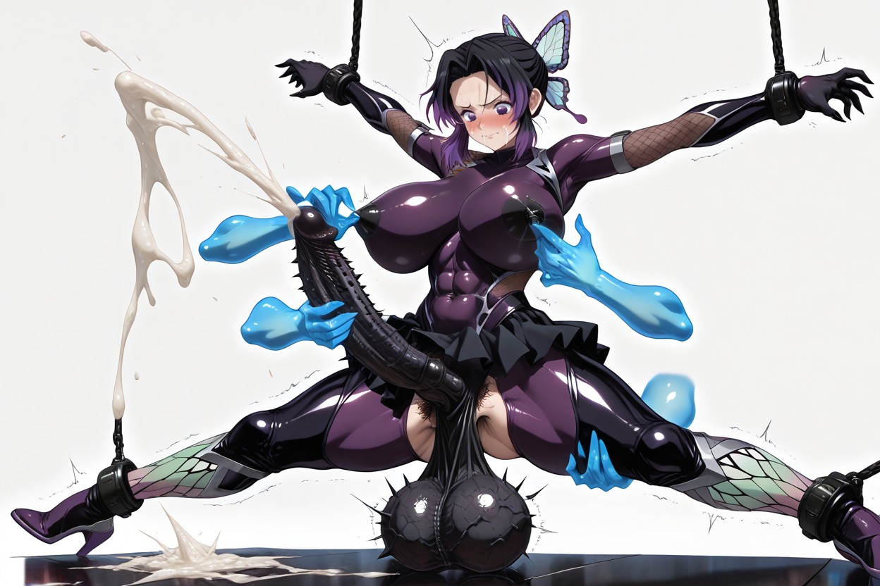 Abs, Huge Wide Round Balls, Shinobu Kochou From Kimetsu No Yaiba Shemale AI Porn