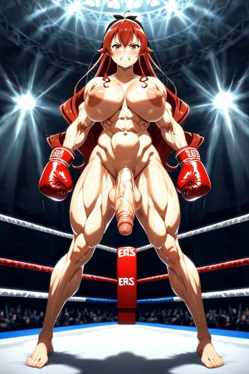 Rounded Breast, Centered In The Frame, Big Nipples Shemale AI Porn