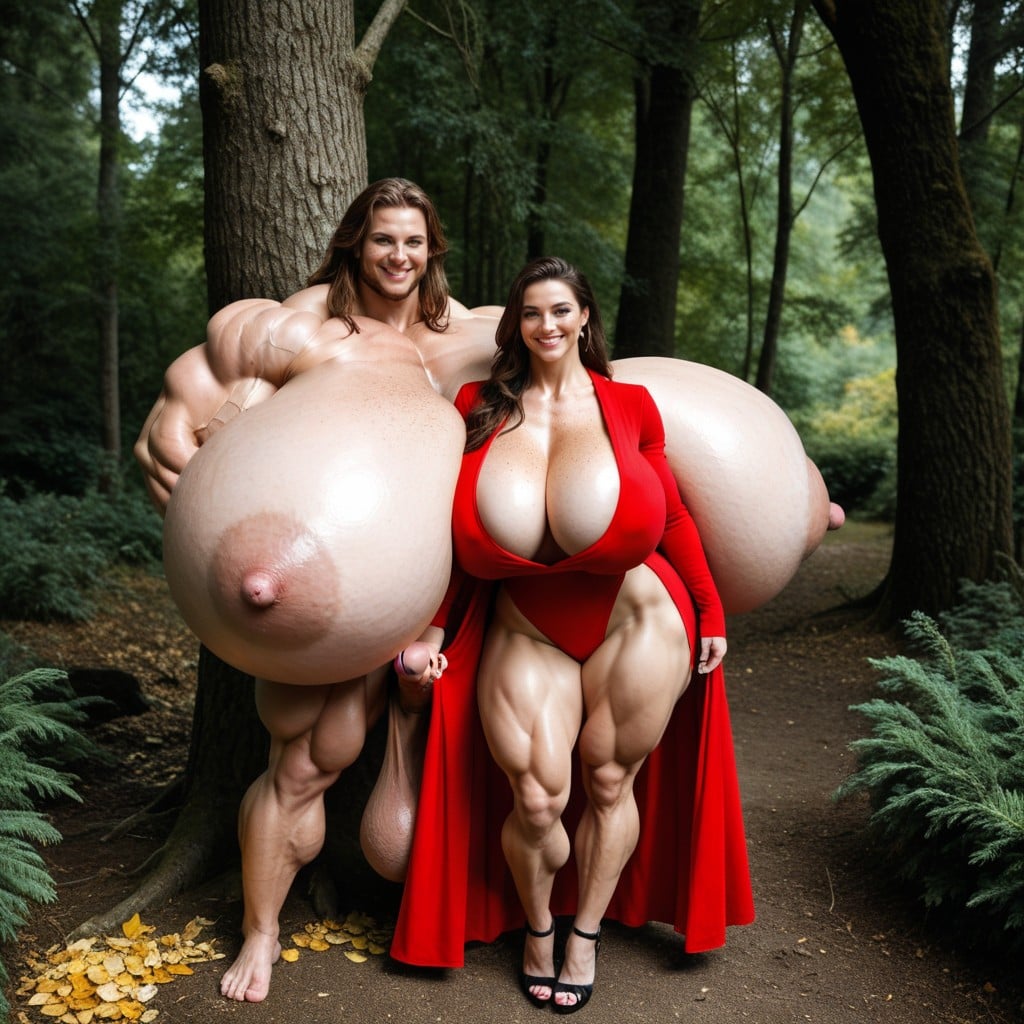 High-resolution Photography, Gigantic Serratus Anterior, Gigantic Enormous Biceps Shemale AI Porn
