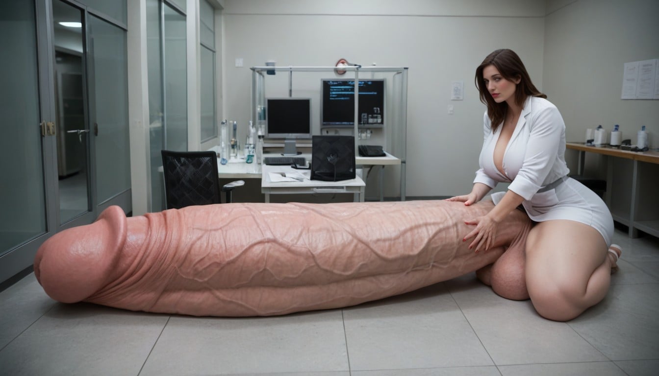 Penis Fills Out Entire Room, Penis Is Just Way Too Gigantic, Super Model Shemale AI Porn