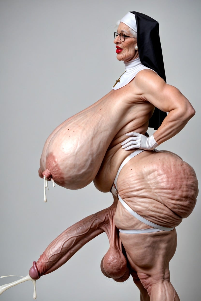 Thick Reading Glasses, Wrinkles On Thighs, Saggy Breasts Porno shemale IA