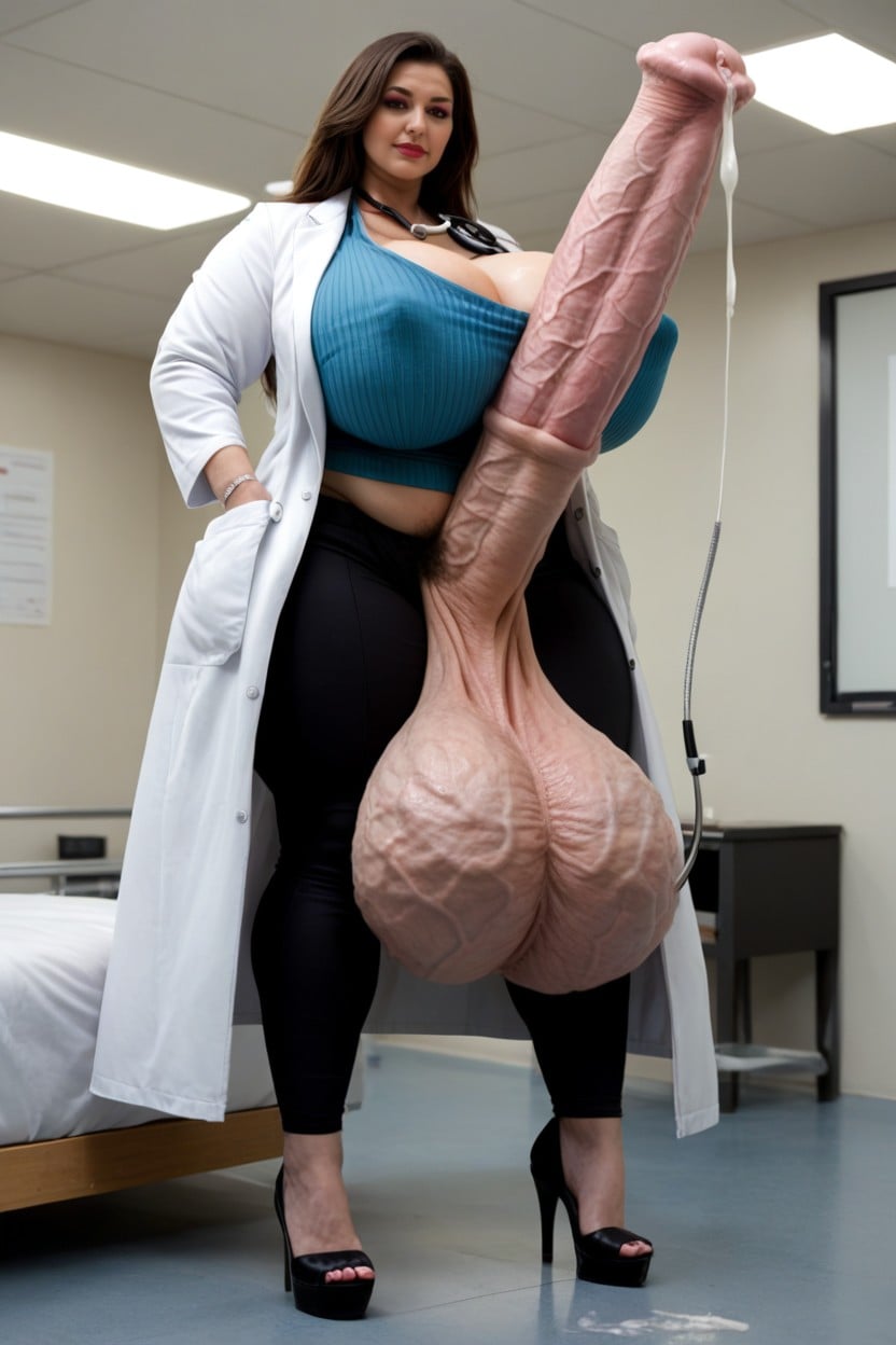 Thick Thighs, Full Body, American Shemale AI Porn
