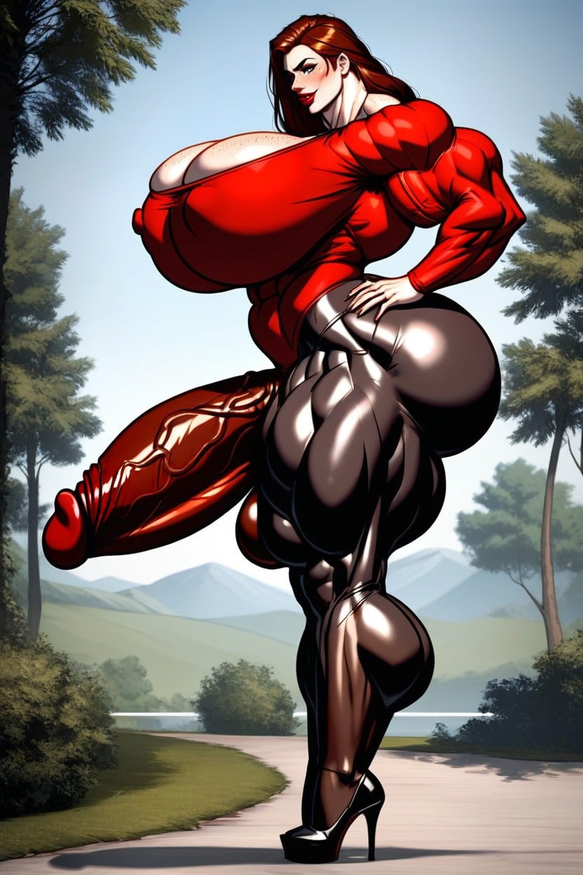 Gigantic Latissimus Dorsi, Gigantic Scalene, Side View Porno shemale IA