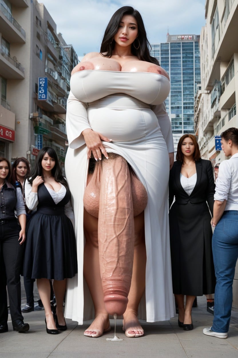 They Ready To Fuck Me, Flirting, Long Foreskin Shemale AI Porn