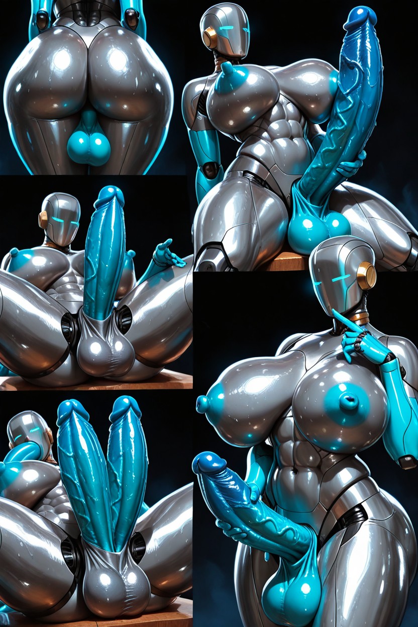 Transgender, Colossal Breast, Oiled Skin Shemale AI Porn