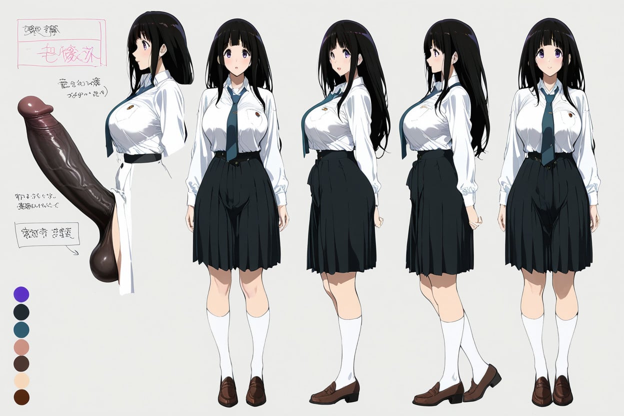 Large Breast, Turnaround View, Chitanda&eru Shemale AI Porn