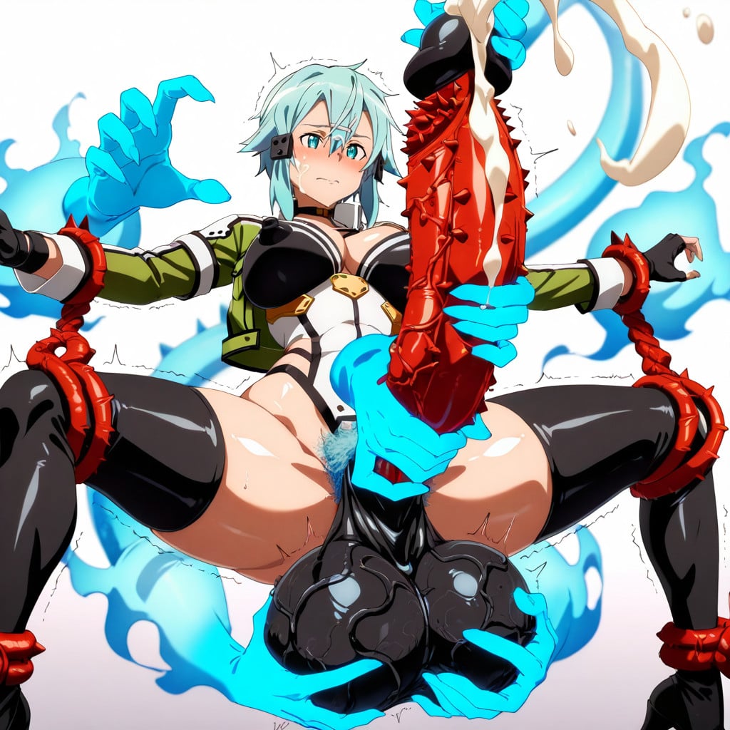 Uncensored, Impossibly Long Hyper Penis, Futanari Shemale AI Porn