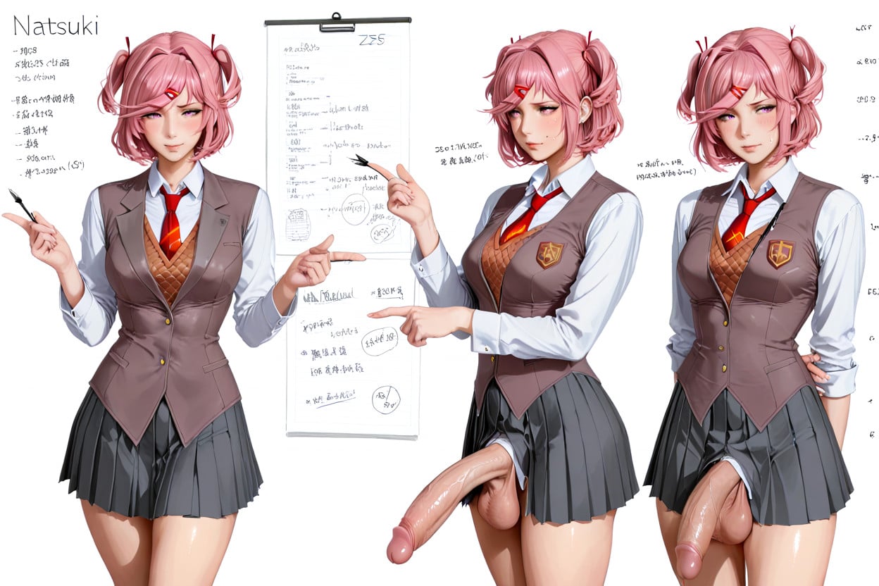 25+, Side View, Model Sheet Shemale AI Porn