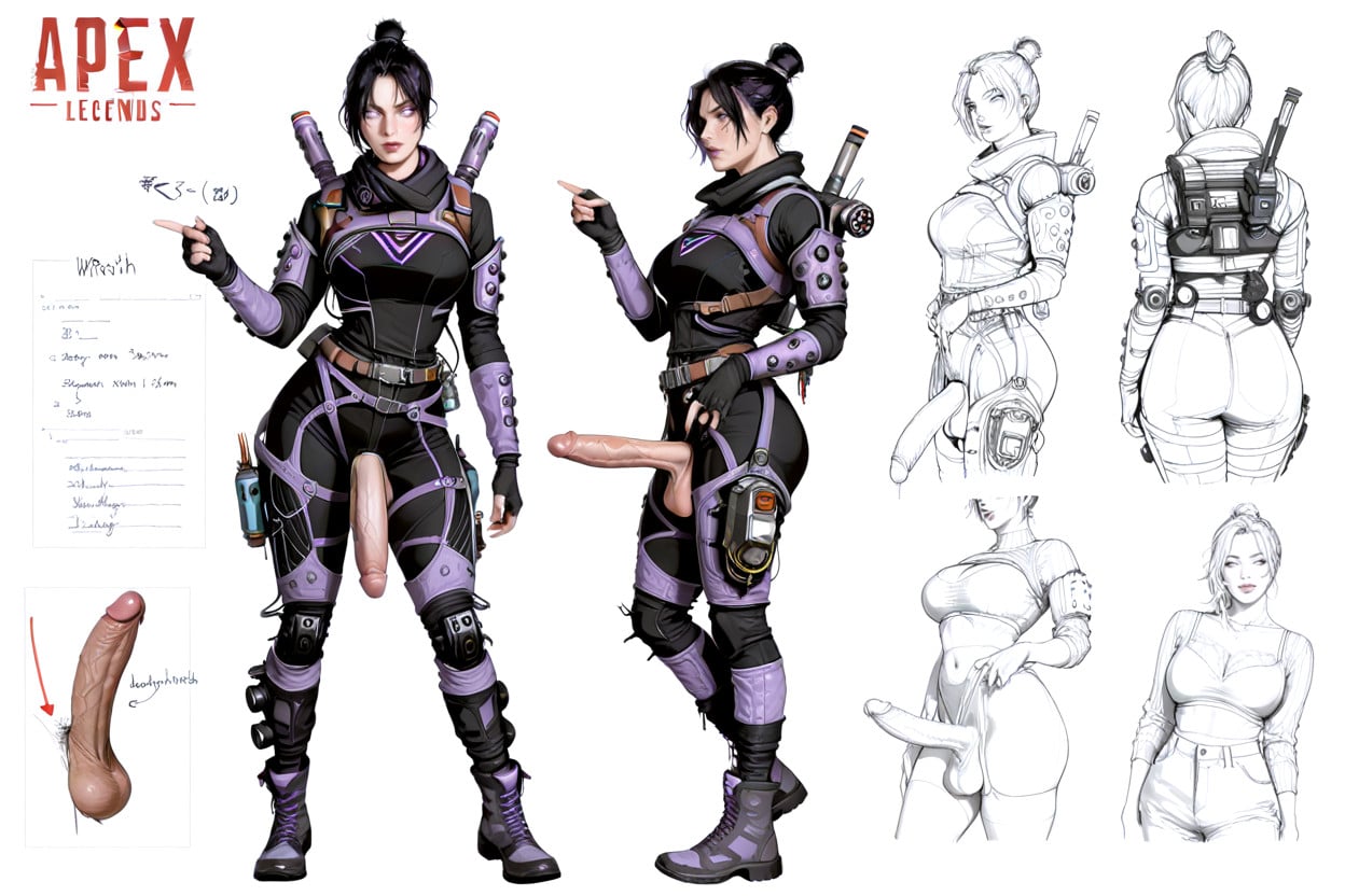 25+, Solo, Wraith From Apex Legends Shemale AI Porn