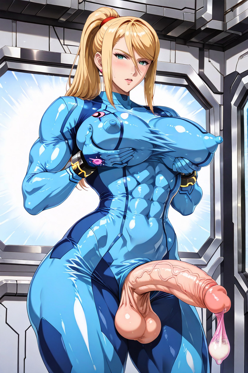 Looking At Viewer, Gigantic, Samus_aran Shemale AI Porn