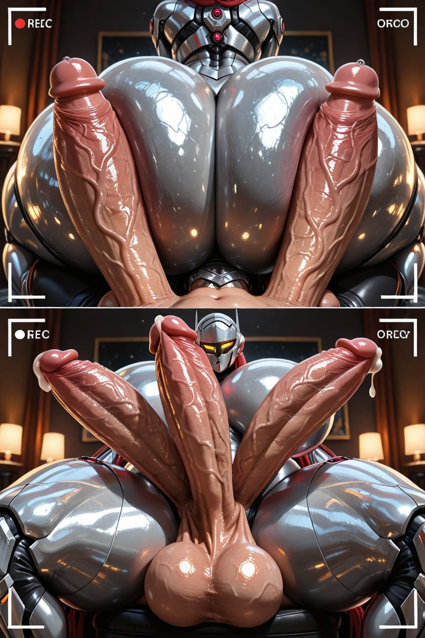 Oiled Skin, Colossal Breast, Large Balls Shemale AI Porn