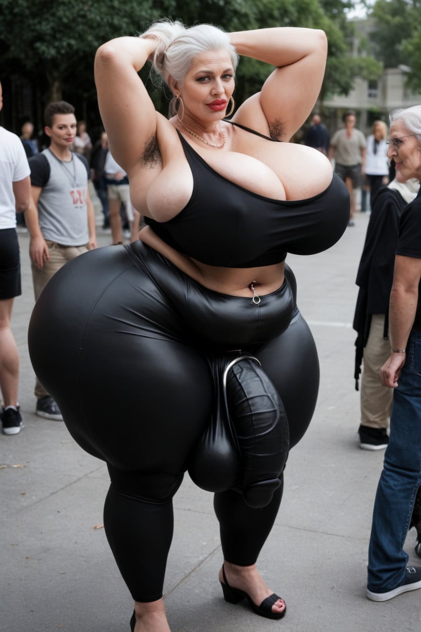 Bangs, Voluptuous, 60+ Shemale AI Porn