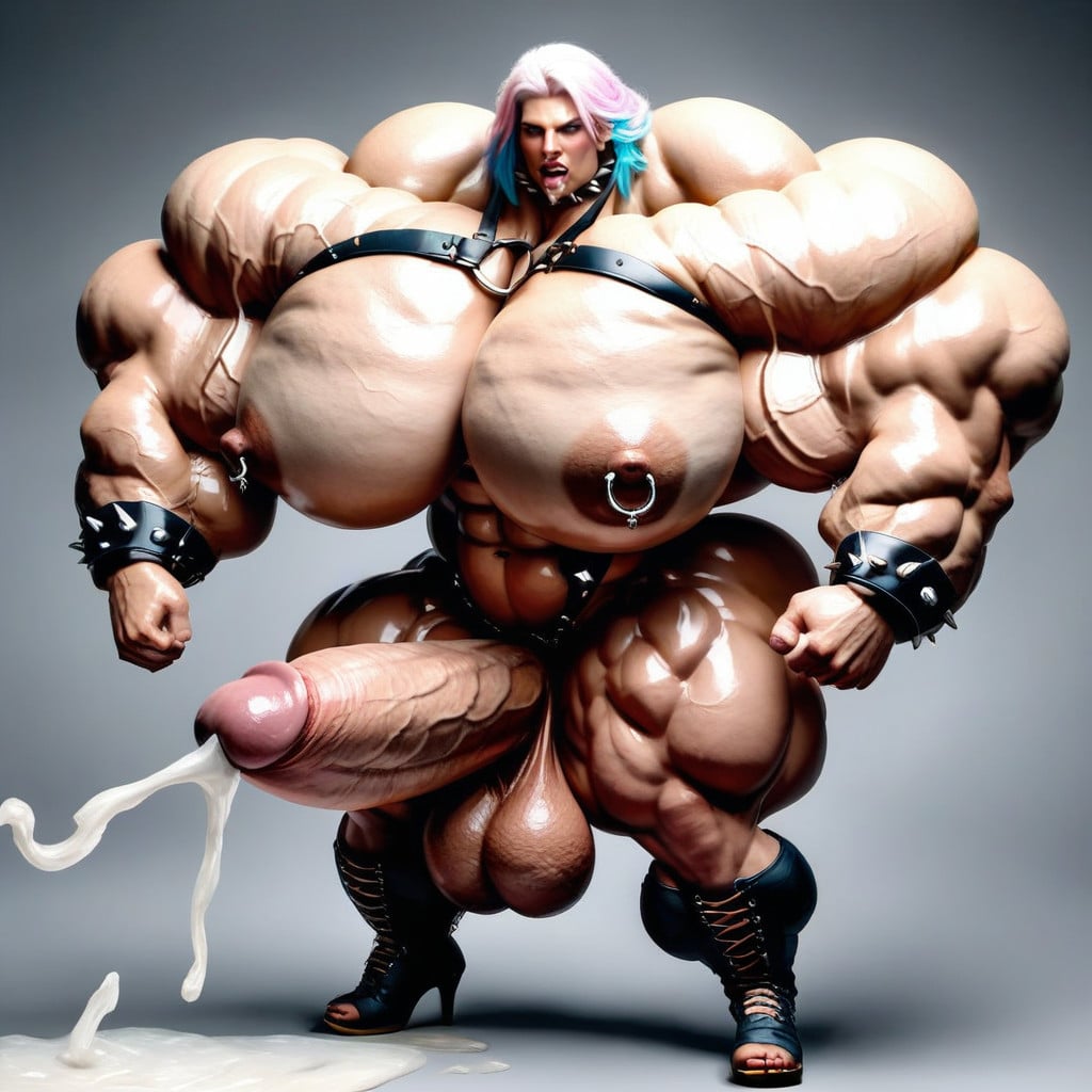 Blue Eyes, Thick Thighs, Erotic Ambiance Light Shemale AI Porn