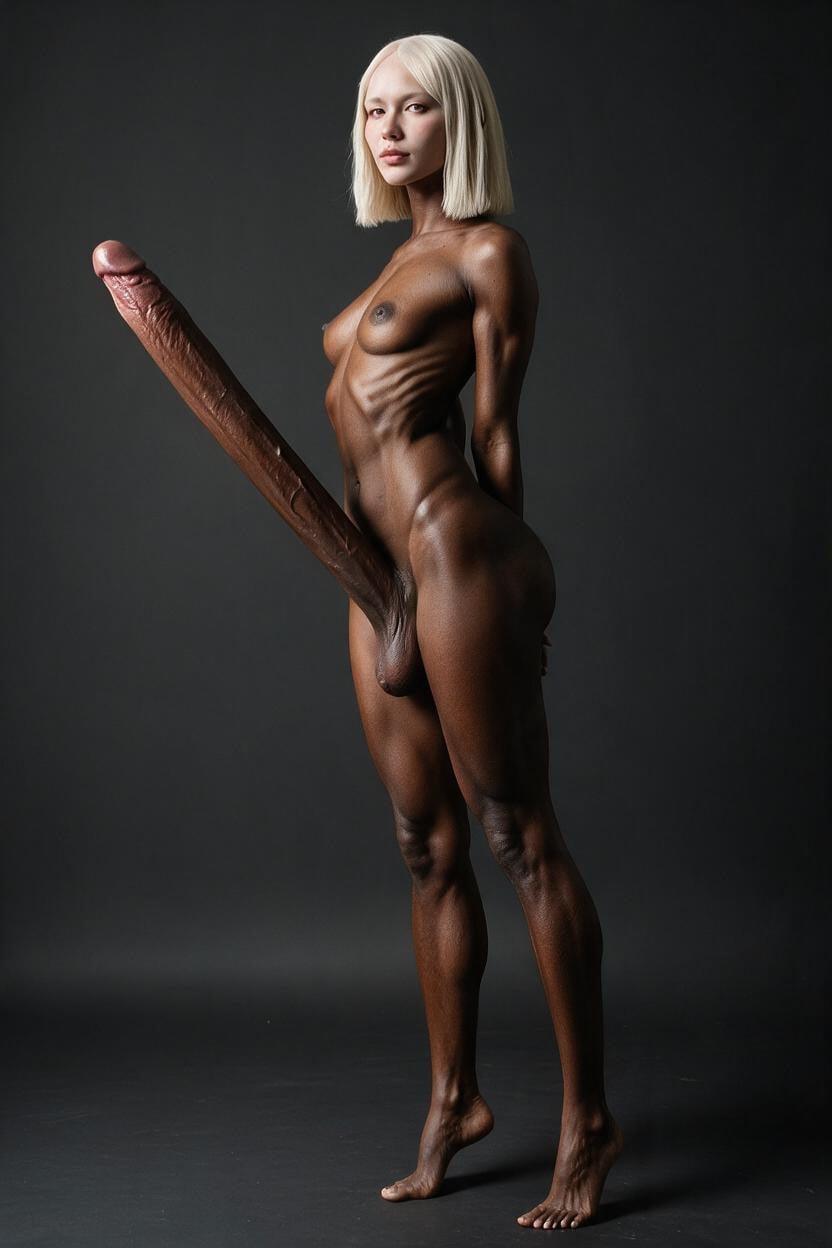 Longer Penis Larger Peniz, Make Her Skin Darker African Skin Same Body, Same Proportions Same Face Shemale AI Porn