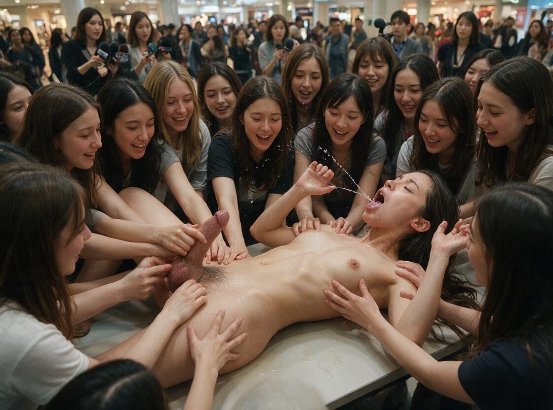 Long Hair, Grabbing Ass And Balls And Breast, Erected Penis Shemale AI Porn