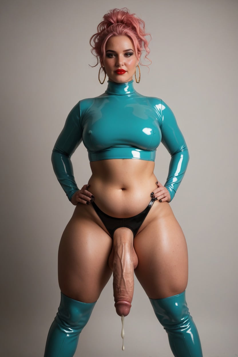 Wide Hips, Fat, Gigantic Shemale AI Porn
