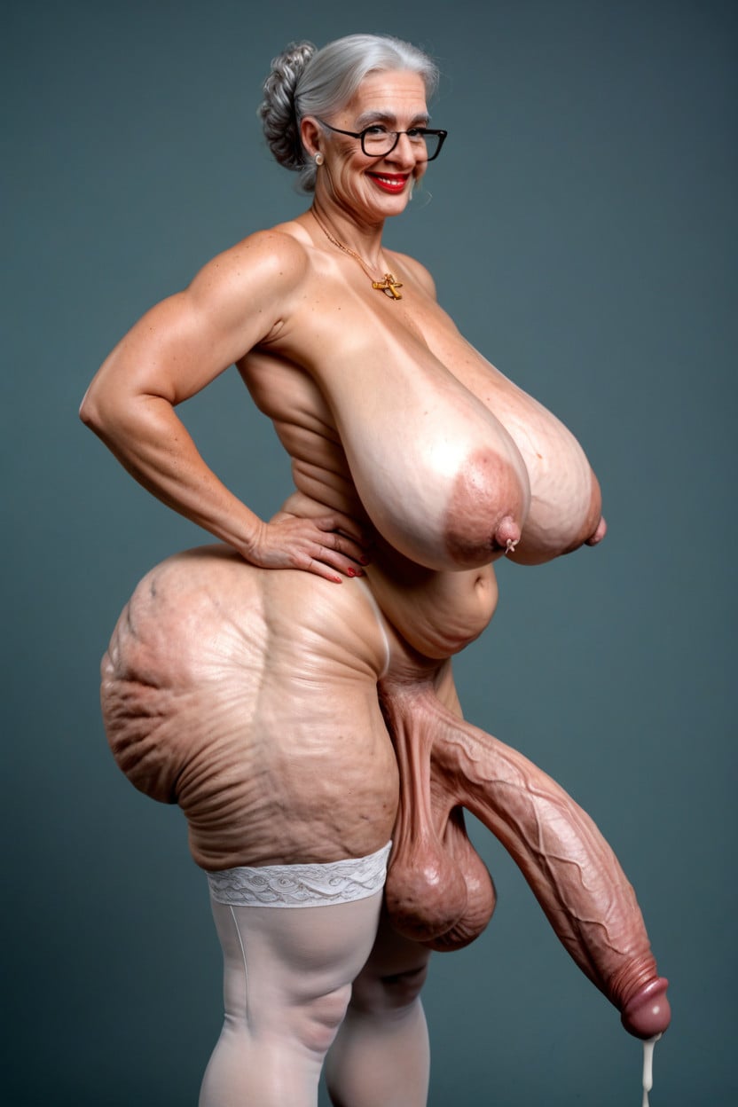Extremely Low Hanging Balls, Gigantic Ass, Saggy Breasts Porno shemale IA