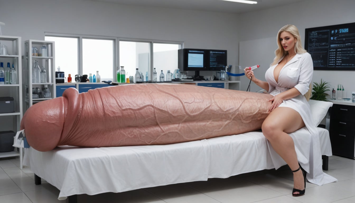 Hyper Gigantic Balls, Gigantic Futa, Impossibly Large Penis Shemale AI Porn