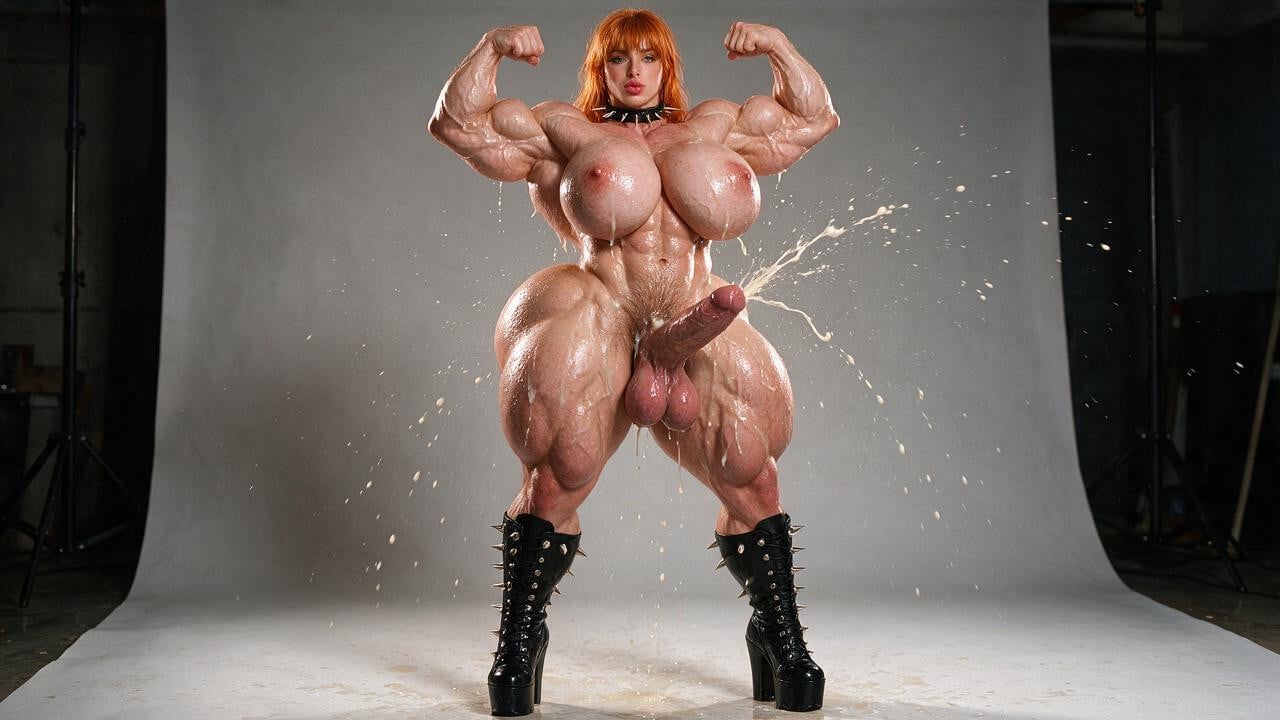 Massive Muscles, Waist, Gigantic Breast 人妖AI成人