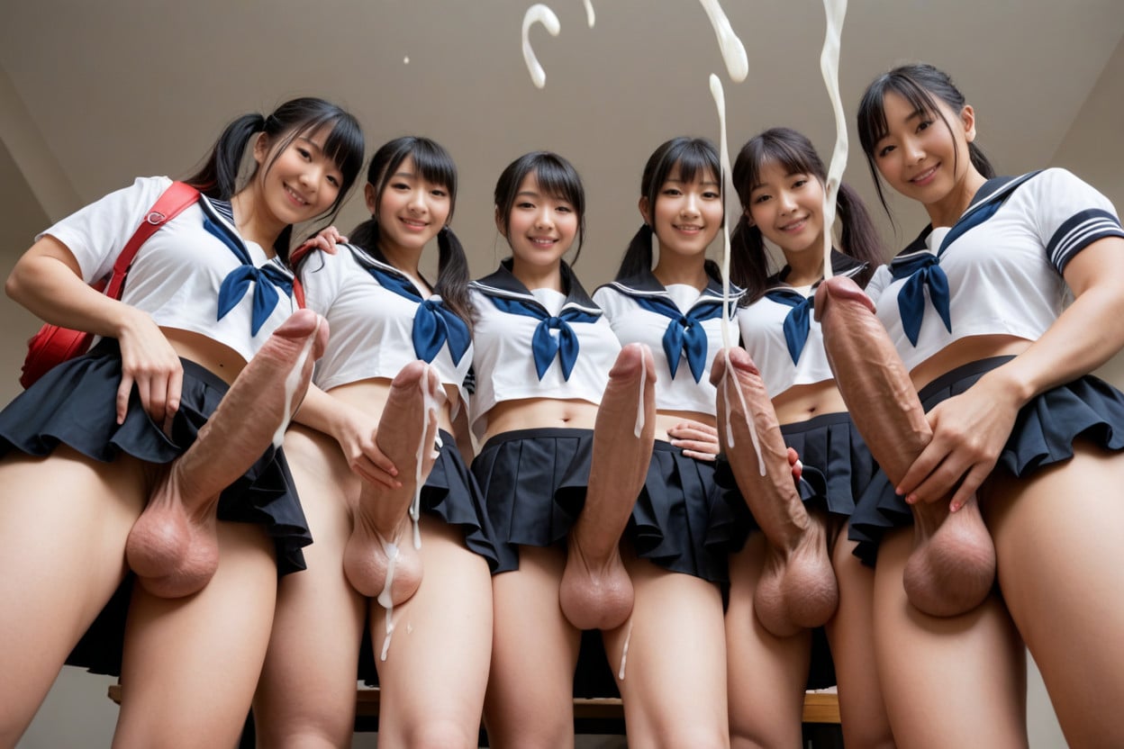 Small, Cum On Salad, Low Angle Shemale AI Porn